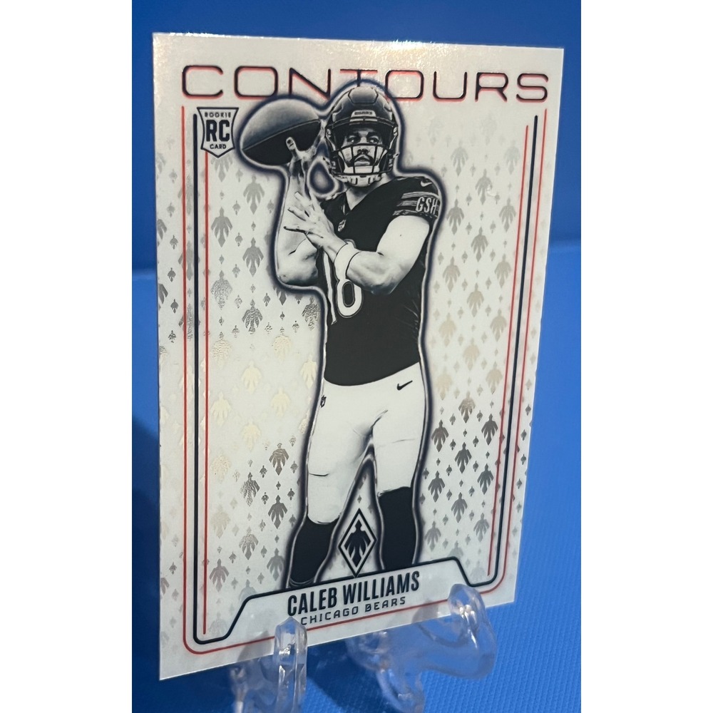 2024 Panini Phoenix Caleb Williams Contours Rookie RC CON-CWS Chicago Bears QB - Picture 2 of 10